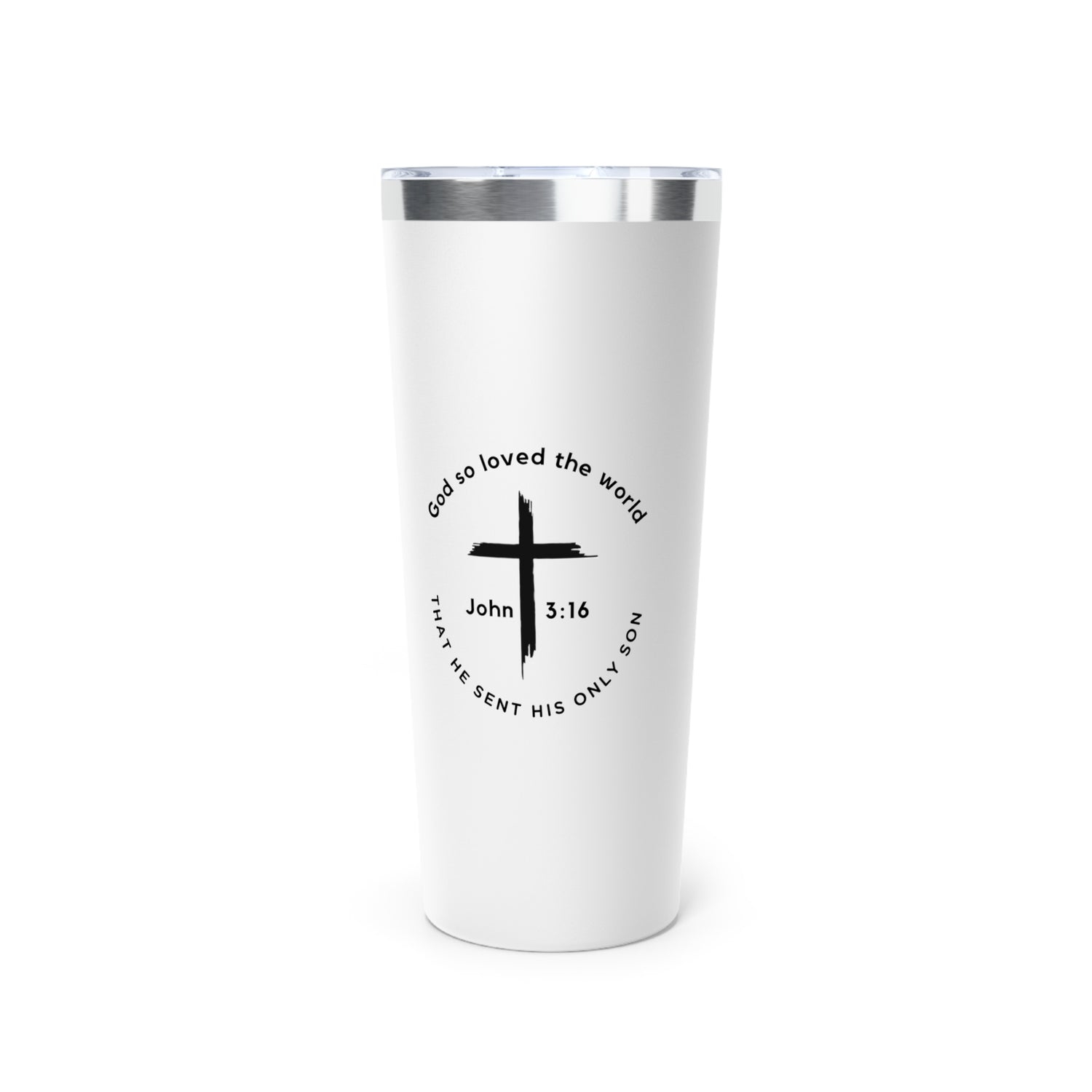God so loved the world insulated tumbler, 22oz