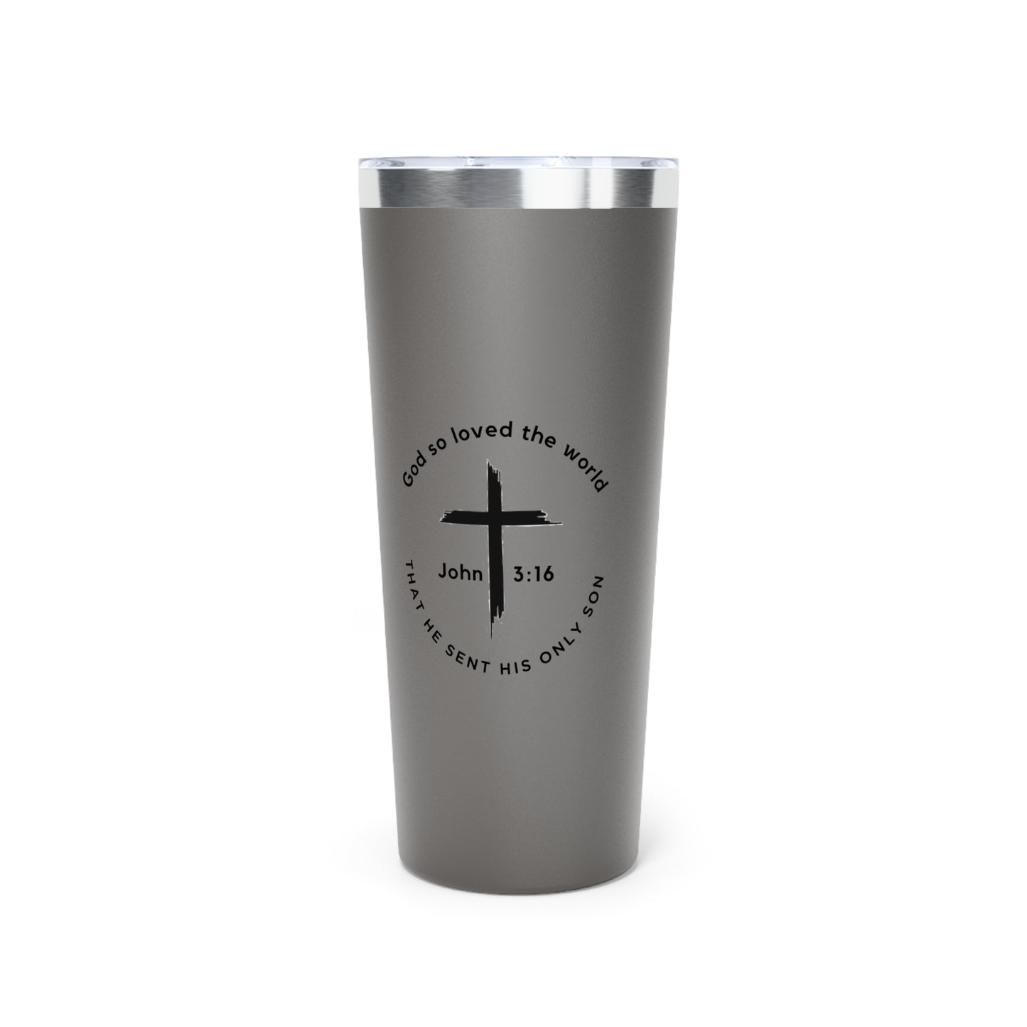 God so loved the world insulated tumbler, 22oz