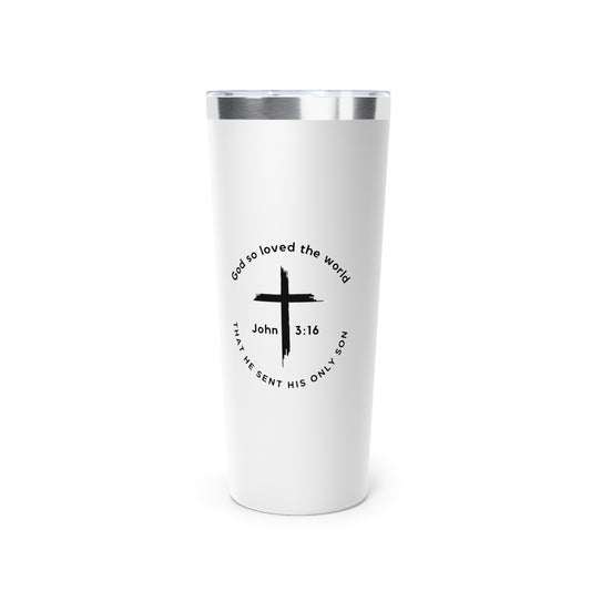 God so loved the world insulated tumbler, 22oz