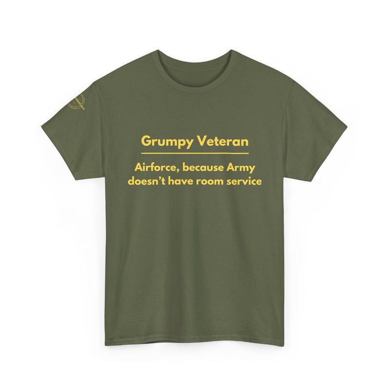 Air Force because Army doesn't have room service